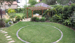 Landscaped backgarden